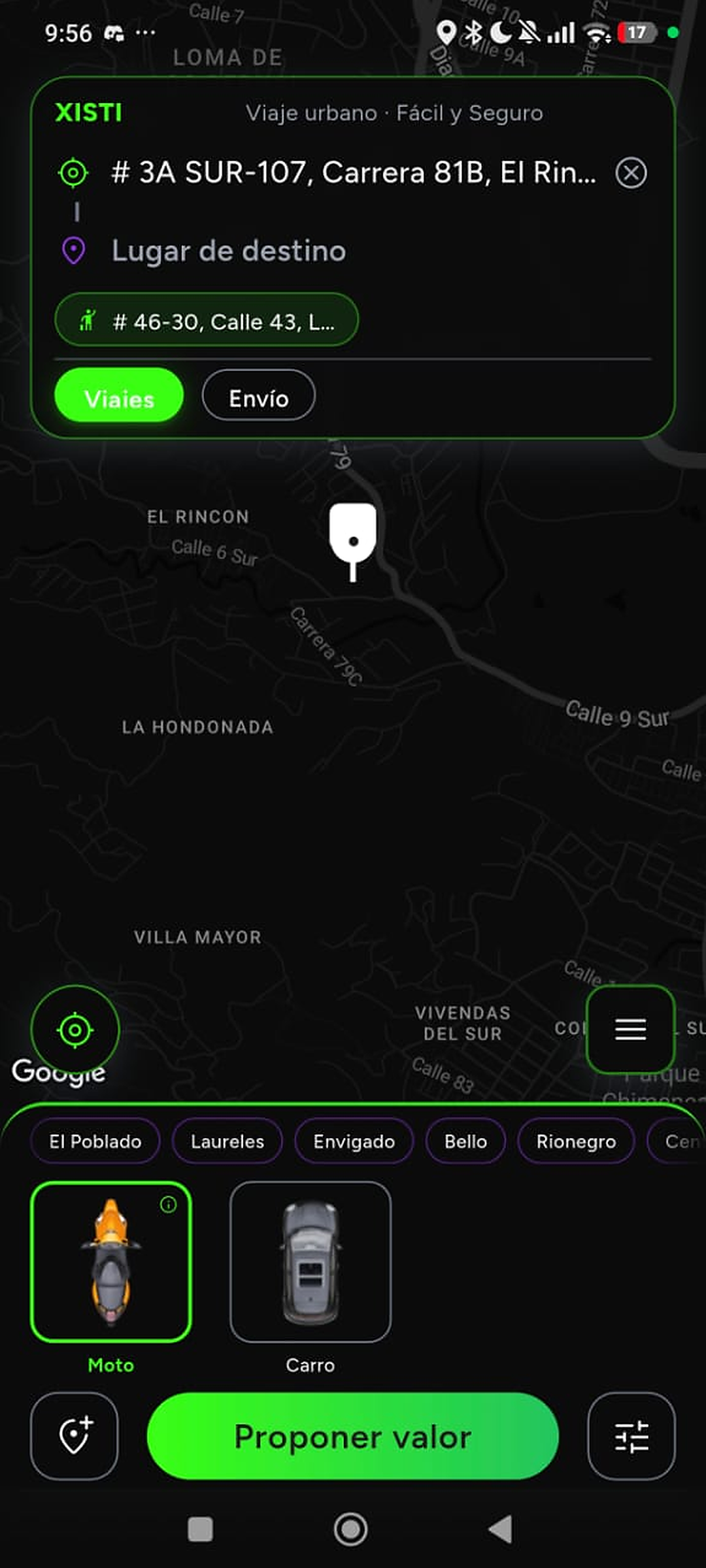 App XISTI pasajero